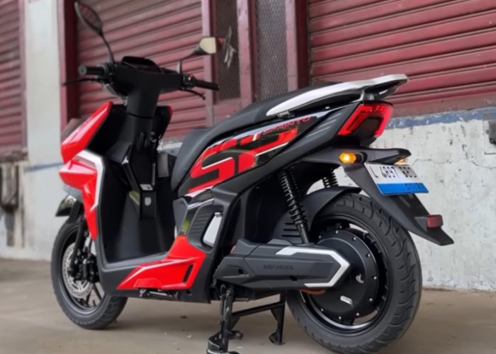 Indomobil Sprinto Disorot di GJAW, Motor Listrik Rasa Skutik Jepang dengan Fitur Super Lengkap