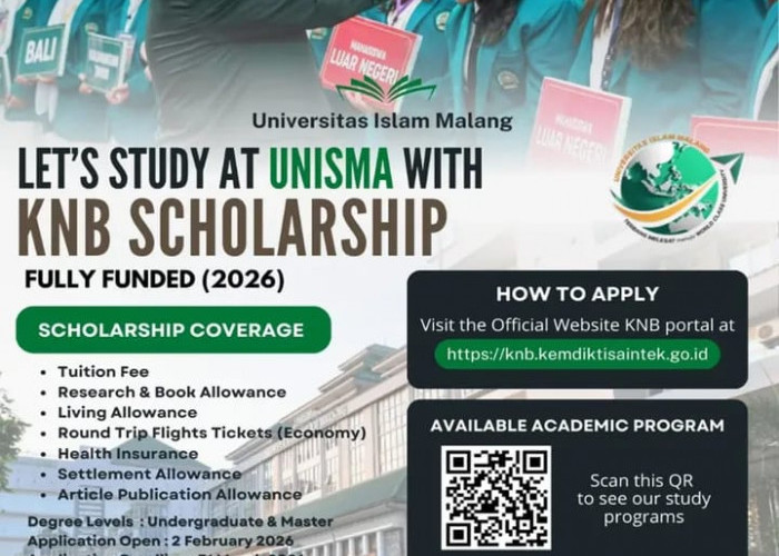 Universitas Islam Malang Buka Pendaftaran Beasiswa KNB 2026 untuk Mahasiswa Internasional