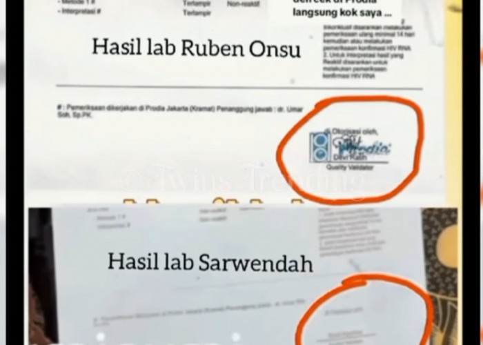 Hasil Tes Sarwendah Disorot, Ada Perbedaan dengan Dokumen Ruben Onsu