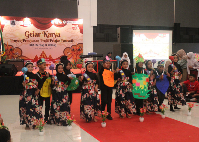 Siswa SDN Bareng 3 Kota Malang Pameran di MCC, Ada Lilin Aromaterapi dari Jelantah