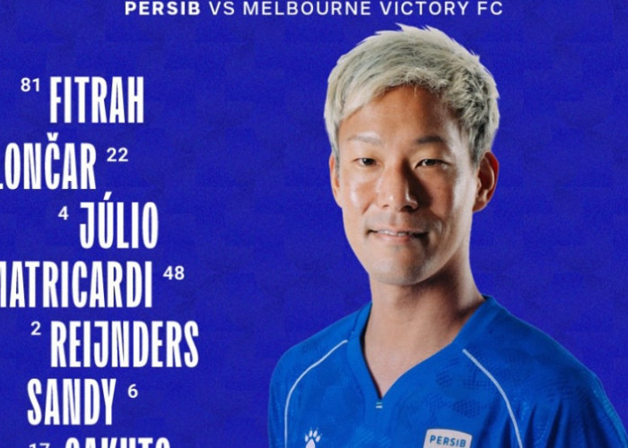 Persib vs Melbourne Victory: Gakuto Notsuda Starter, Adam Alis Pimpin Maung Bandung