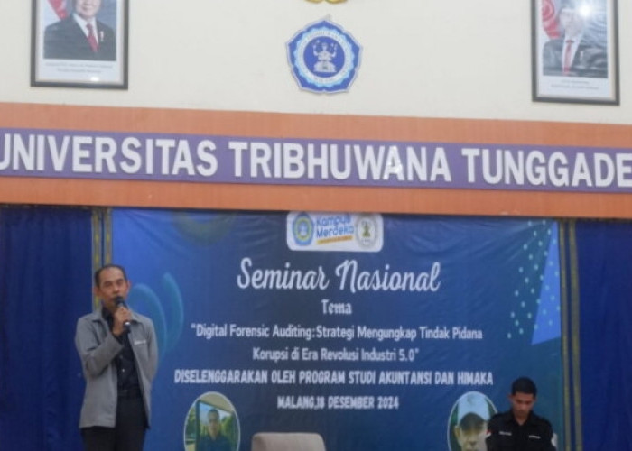 Mahasiswa UNITRI Malang Gelar Seminar Nasional Bahas Strategi Mengungkap Korupsi pada Era Digital