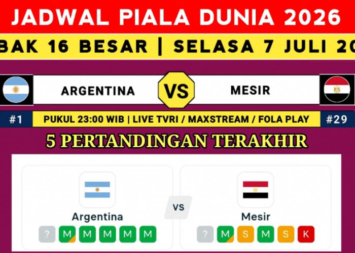 Argentina vs Mesir: Lionel Messi di Ambang Rekor, Tim Tango Diunggulkan Rebut Tiket Perempat Final
