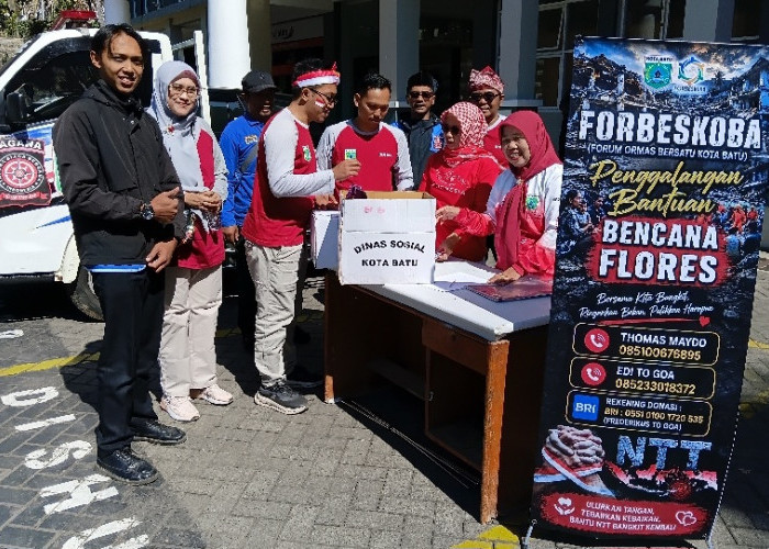 Posko Bersama Berdiri di Batu, Donasi untuk Pelajar Terdampak Gempa NTT Terus Mengalir