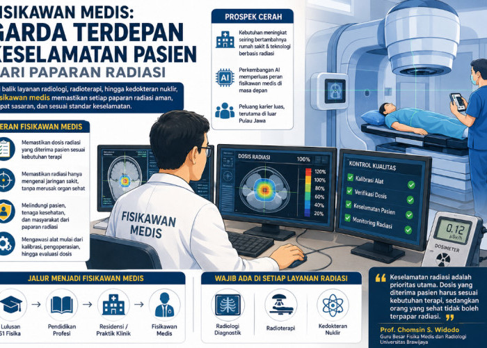 Guru Besar UB Ungkap Indonesia Kekurangan Fisikawan Medis, Keselamatan Pasien Jadi Sorotan