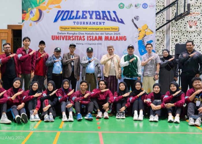 Turnamen Voli Pelajar se-Jatim Meriahkan Dies Natalis ke-44 Unisma, Peserta Melonjak hingga Madura