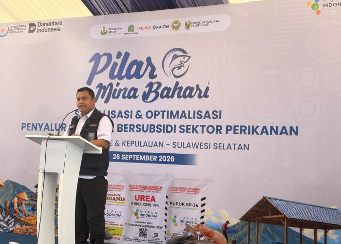Pupuk Indonesia Salurkan 11.562 Ton Pupuk Bersubsidi untuk Perikanan di Pangkep