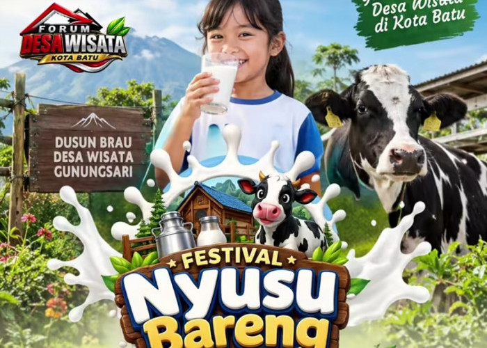 Festival Nyusu Bakal Digelar Besok 4 Oktober di Batu, Bagikan Seribu Cup Susu dan Doorprize Pedet