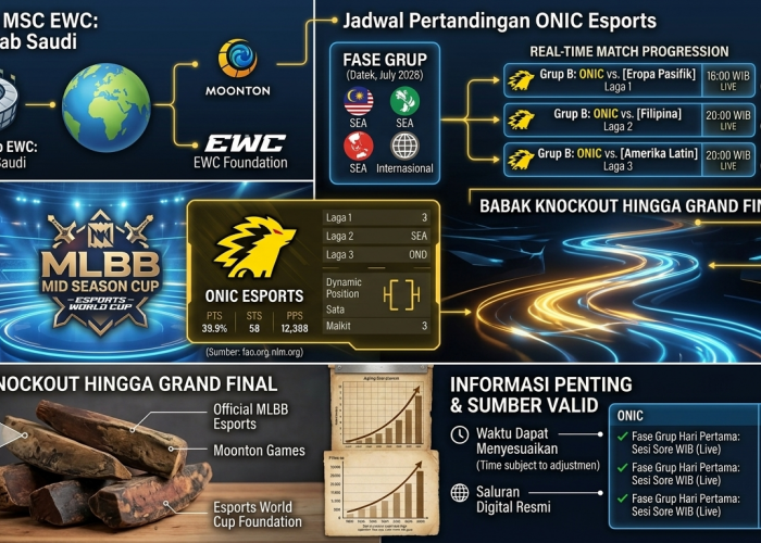 Jadwal Pertandingan ONIC Esports di Mid Season Cup Esports World Cup