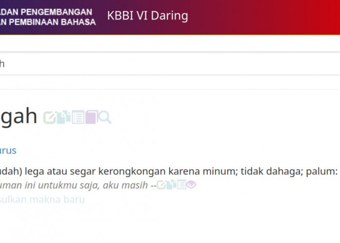 Resmi, Kata 'Galgah' sebagai Lawan Kata 'Haus' Masuk KBBI, Ini Sosok Penemunya!