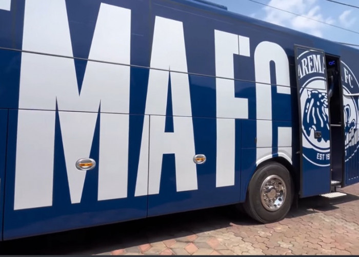 Arema FC Punya Bus Baru, Bodi Diamante Morodadi Prima Jadi Sorotan Jelang Kompetisi