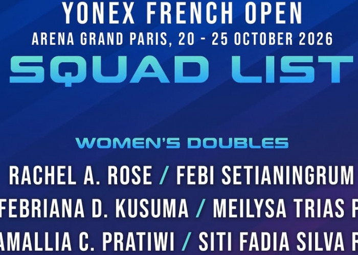 French Open 2026: Persaingan Wakil Indonesia Dimulai, Ini Daftar Laga Hari Pertama