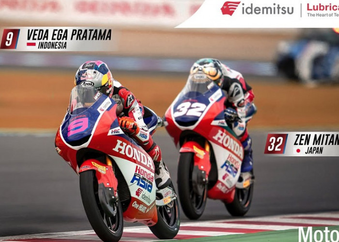 Hasil Latihan Moto3 Indonesia 2026: Veda Ega Pratama Lolos Q2, Almansa Tercepat