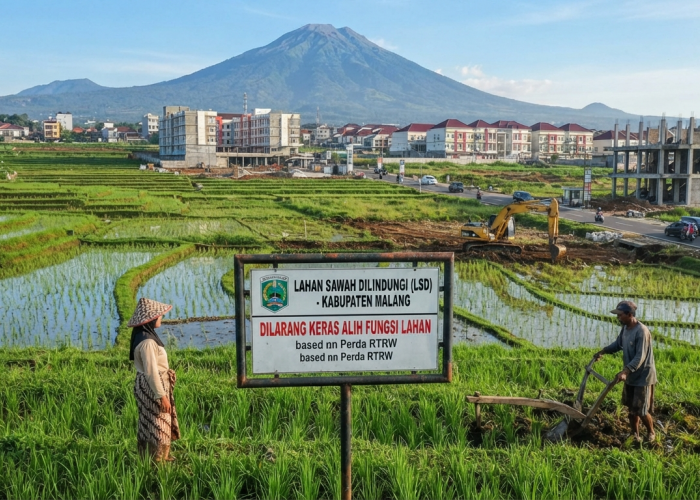 Alih Fungsi Lahan Sawah di Malang Raya Disorot, Pemkab Perketat Perlindungan LSD demi Ketahanan Pangan