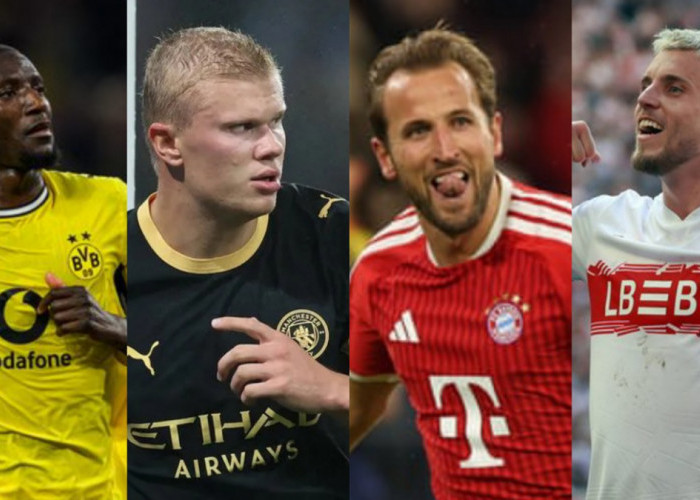 UPDATE! Top Skor Liga Champions 2026/2027: Haaland, Harry Kane, Guirassy dan Demirovic Sama-sama 4 Gol