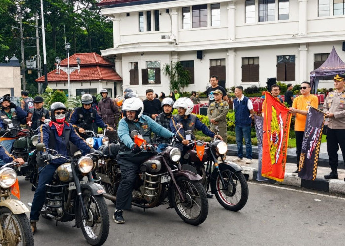 500 Motor Antik dari 3 Negara Ramaikan Kota Malang, Wali Kota Lepas Reli Internasional JAWARA
