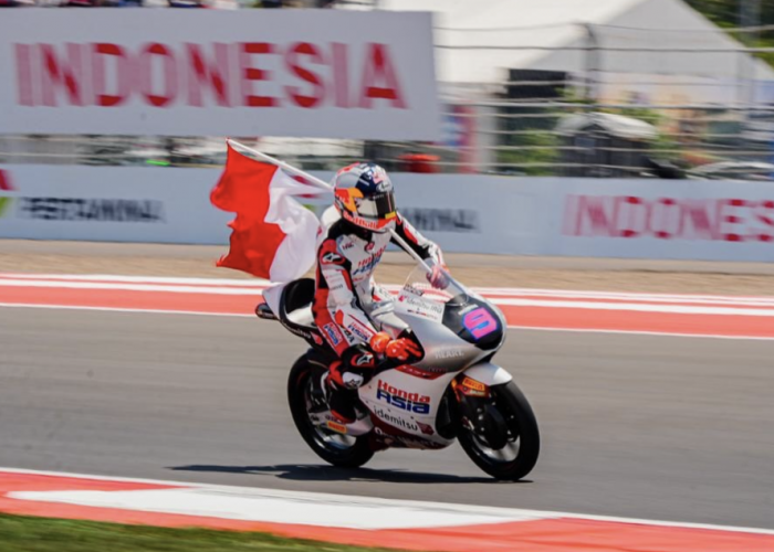 Veda Ega Finis Keenam di Moto3 Mandalika, Pecahkan Rekor Poin Debut Ai Ogura