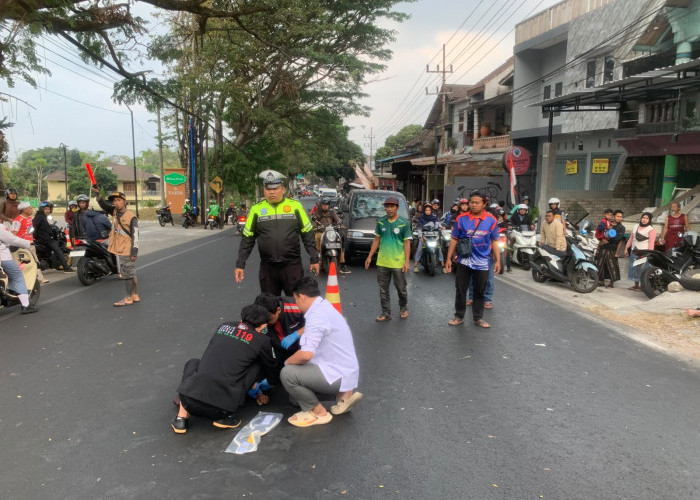 Kecelakaan Maut di Junrejo Kota Batu, Pejalan Kaki Tewas Ditabrak Motor di Jalan Ir Soekarno