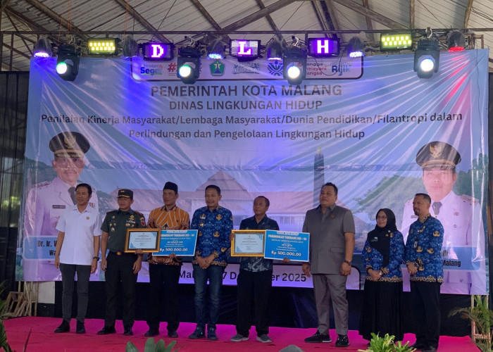 Pemkot Malang Serahkan Penghargaan Lingkungan Hidup kepada 50 Lembaga dan Kampung