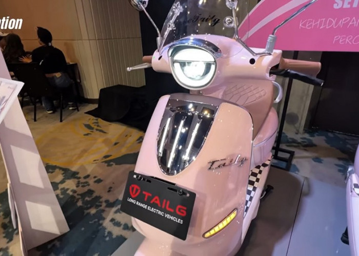 TAILG R71 Resmi Diperkenalkan, Skuter Listrik Bergaya Retro dengan Jarak Tempuh 70 Km