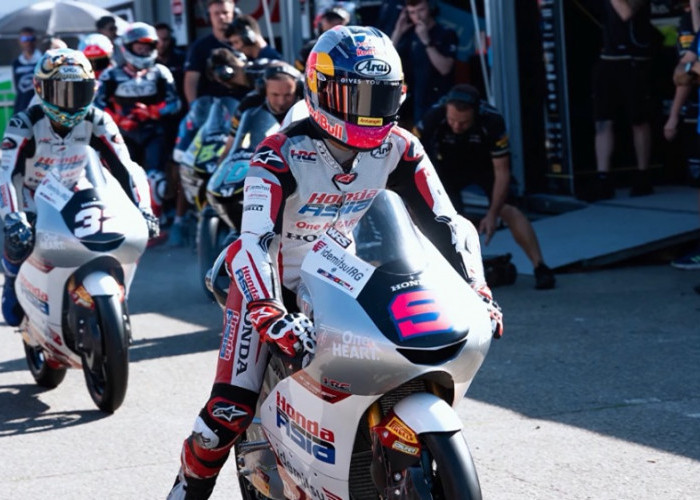 Veda Ega Pratama Jadi Satu-satunya Honda di Grup Terdepan Moto3 Brno 2026, Apa Rahasianya?