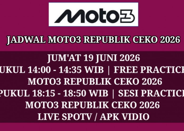 Jadwal Moto3 Ceko 2026 dan Moto3 Belanda 2026, Peluang Veda Ega Pratama Kejar Papan Atas