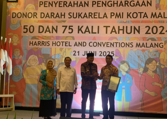 PMI Kota Malang Apresiasi Pendonor Sukarela, Ajak Warga Jadi Pahlawan Kemanusiaan