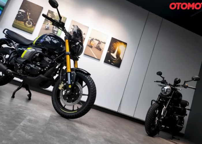 TVS Ronin Midnight Blue 2026 Rp42,5 Juta, Motor Retro 225 cc dengan Fitur yang Makin Lengkap