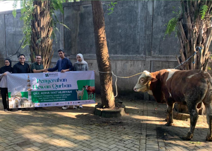 PT Brawijaya Multi Usaha Gelontorkan Hewan Kurban, Bahagiakan Warga Sekitar Perusahaan