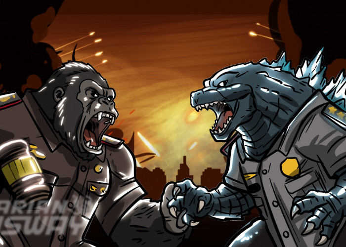 Kingkong vs Godzilla