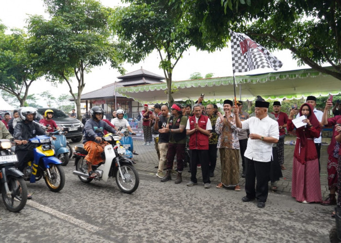 Ngabuburide di Malang Selatan, Bupati Malang Berangkatkan 500 Pemotor Bersarung