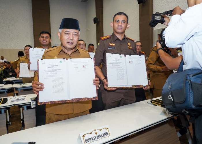 Terpidana Kurang dari 6 Bulan di Kabupaten Malang Bakal Dihukum Kerja Sosial, Bupati-Kajari Sudah Teken MoU