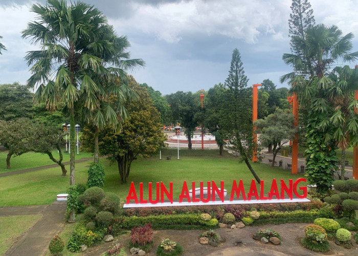 Alun-Alun Kota Malang Dijadwalkan Diresmikan Akhir Januari, Pemkot Siapkan Penataan Kawasan Terpadu