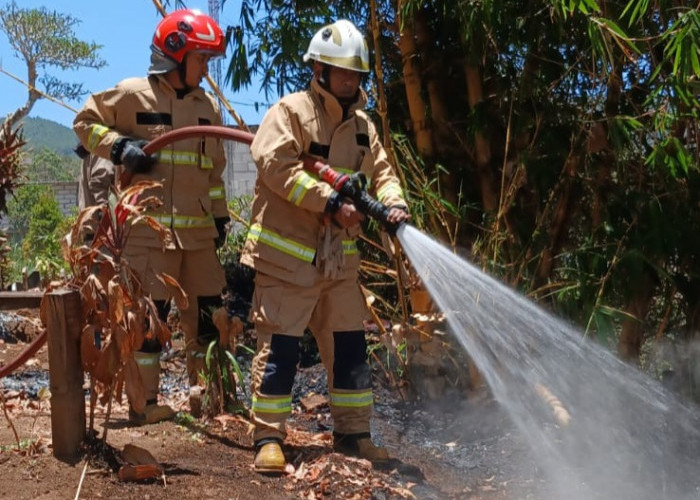 Lahan Kosong di Pesanggrahan Kota Batu Terbakar, Diduga akibat Sampah Dibakar