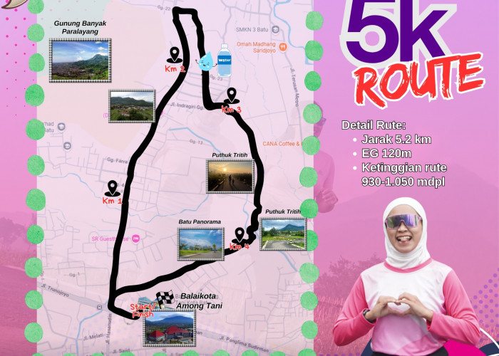 Destinasi Wisata-Hotel di Batu Sengkuyung Kartini Power Run, Plus Banyak Dukungan Swasta, BUMN, hingga Kampus