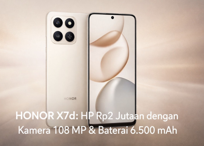 Honor X7d: Smartphone Murah dengan Kamera 108 MP dan Baterai Jumbo, Spesifikasinya Bikin Penasaran