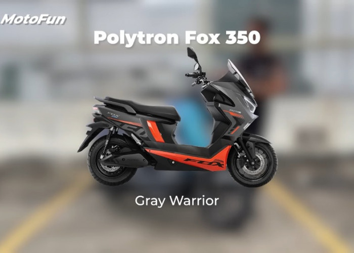 Polytron Fox 350 Pakai Velg 14 Inci, Apa Keunggulannya Dibanding Motor Listrik Kebanyakan?