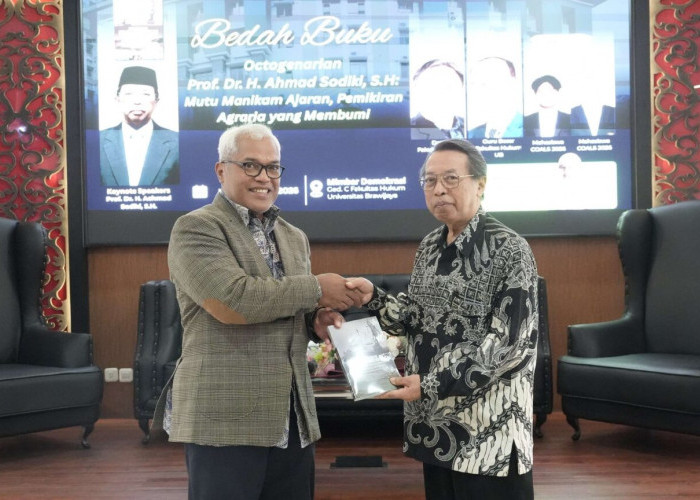 FH UB Dokumentasikan Warisan Pemikiran Prof Achmad Sodiki melalui Bedah Buku