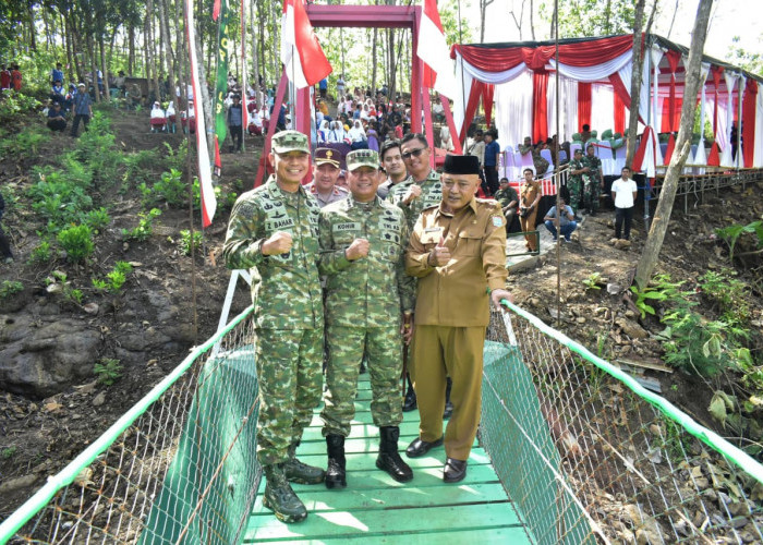 Resmikan Jembatan Gantung Garuda, Bupati Malang: Akses Ternyang dan Mangunrejo Kini Lebih Efisien