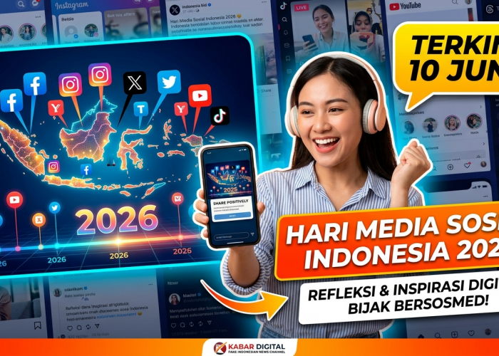 10 Juni Hari Media Sosial Indonesia: Bijaklah dalam Membuat dan Membagikan Konten 