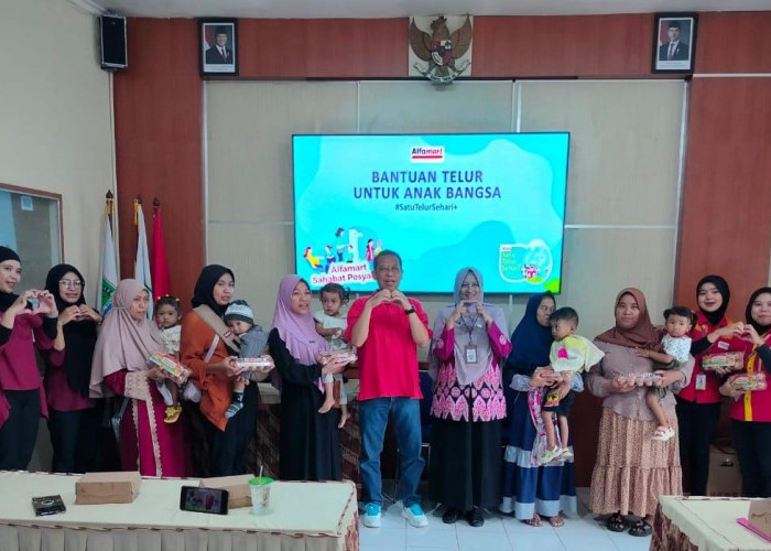 Alfamart Luncurkan Program Satu Telur untuk Tekan Stunting
