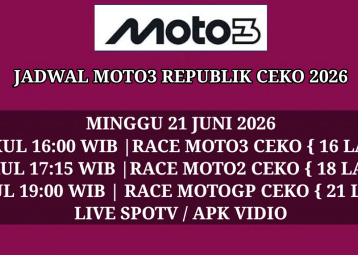 Jadwal Moto3 Ceko 2026 Hari Ini dan Besok: Kualifikasi hingga Race Veda Ega Pratama di Brno