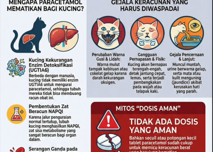 Paracetamol: Sahabat Manusia, Musuh Si Meong