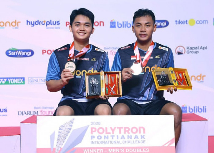 Hasil Final Ganda Putra Polytron Pontianak International Challenge 2026, Wahyu Pulung Juara