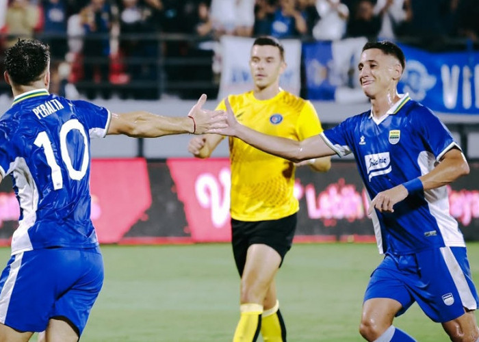 Persib Hajar Sabah FC 3-0, Mariano Peralta Langsung Cetak Gol di Laga Debut