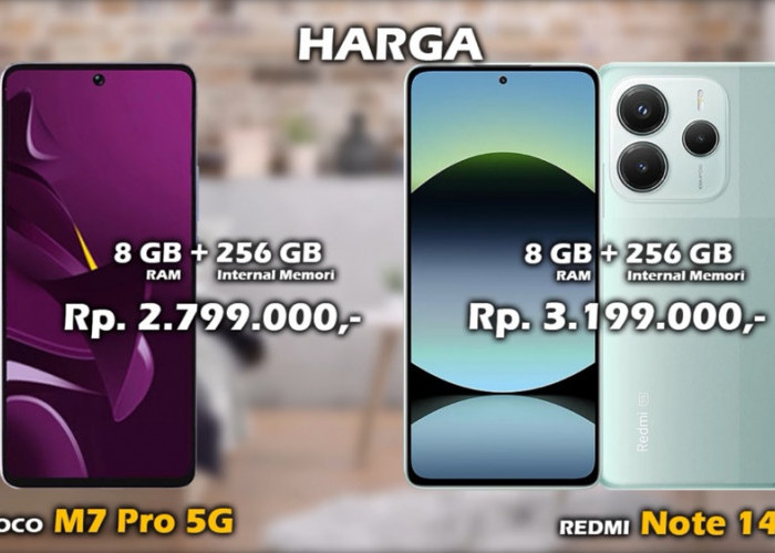 Poco M7 Pro 5G vs Redmi Note 14 5G, Selisih Rp400 Ribu: Mana yang Lebih Worth It Dibeli?