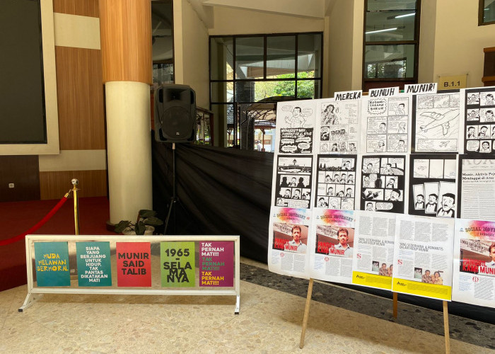 Mengenang Munir, Mahasiswa UB Gelar Pameran dan Bedah Buku 