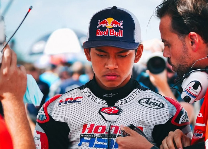 Veda Ega Pratama Terjepit Dominasi KTM di Moto3 Aragon, Honda Punya Pekerjaan Rumah