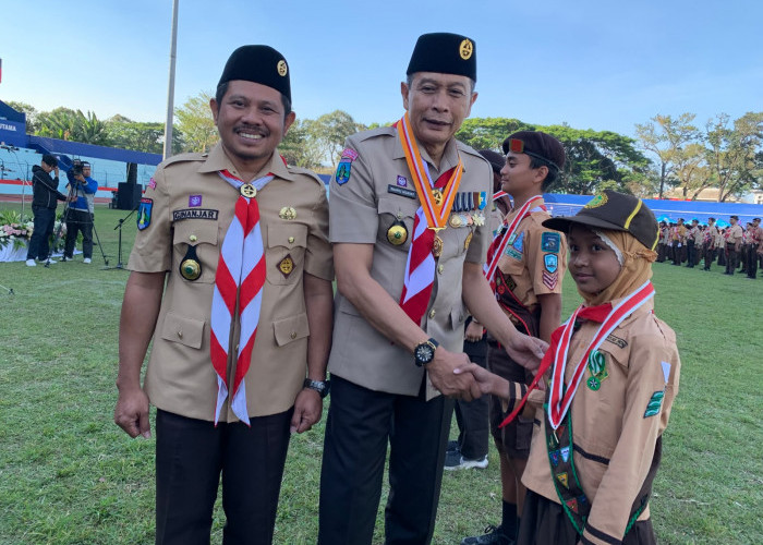 1.208 Pramuka Garuda Dikukuhkan di Kota Malang, Didorong Ikut Perkuat Ketahanan Pangan