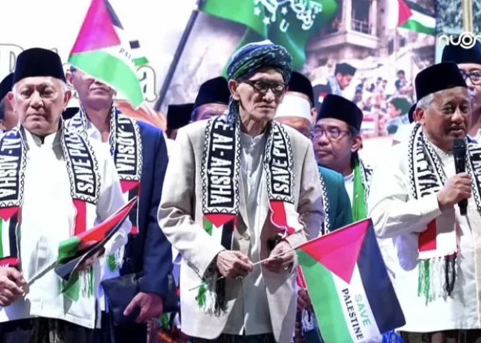 Hari Santri 2026, PBNU Kenakan Syal Save Palestine dan Tegaskan Solidaritas untuk Palestina